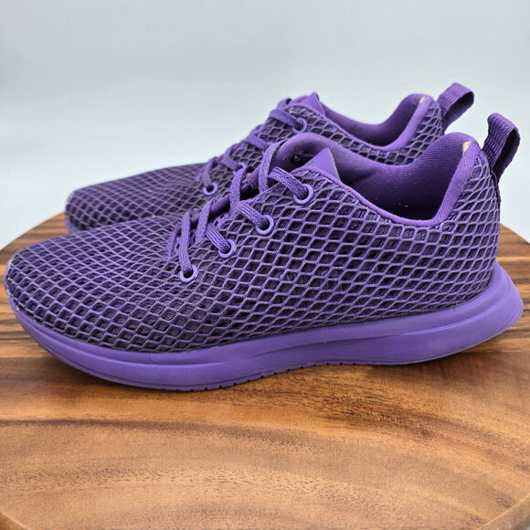 Nobull Mesh Runner Shoes Women's 7.5 Purple Training Lace Up Athletic Sneakers - Picture 3 of 10